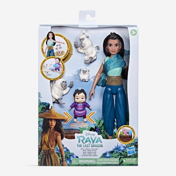 Disney Raya and the Last Dragon Pack - Raya, Ongis and Noi