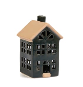 Winter Charm LED Glazed House - Green
