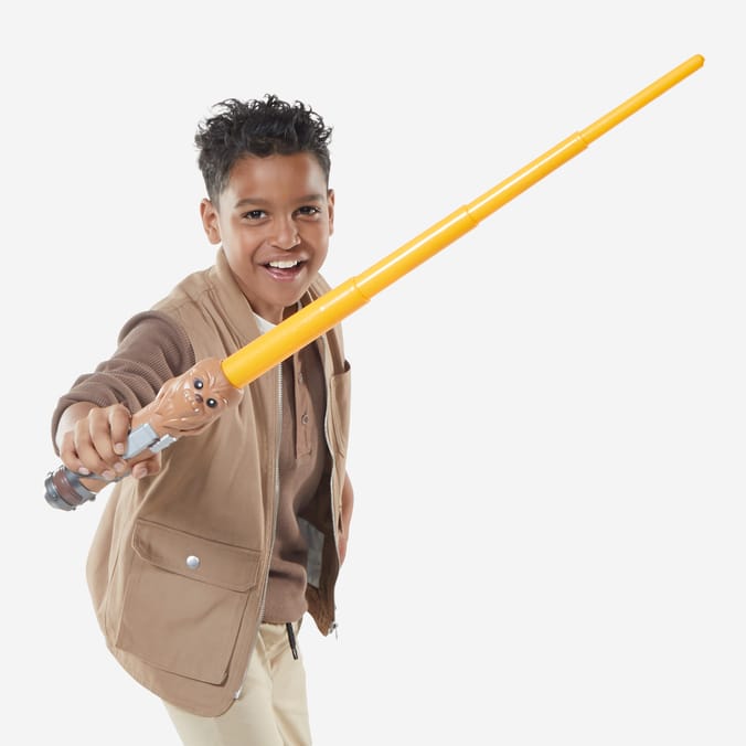 Star Wars Lightsaber Squad Chewbacca Extendable Yellow Lightsaber