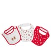 Sleigh Bells Novelty Baby Bibs 3 Pack