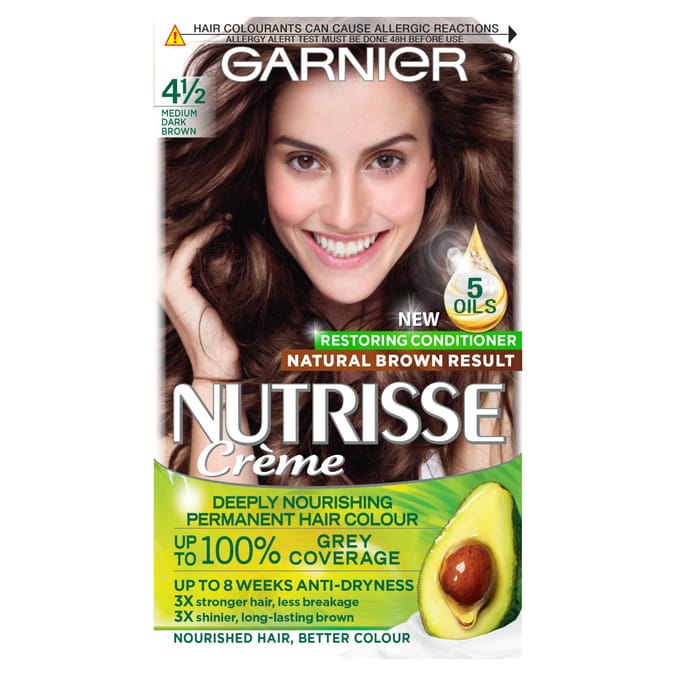 Garnier Nutrisse Crème Hair Dye - 4.5 Medium Dark Brown