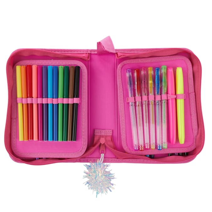 Scribble Pop Shop 40 Pieces Pencil Case Set