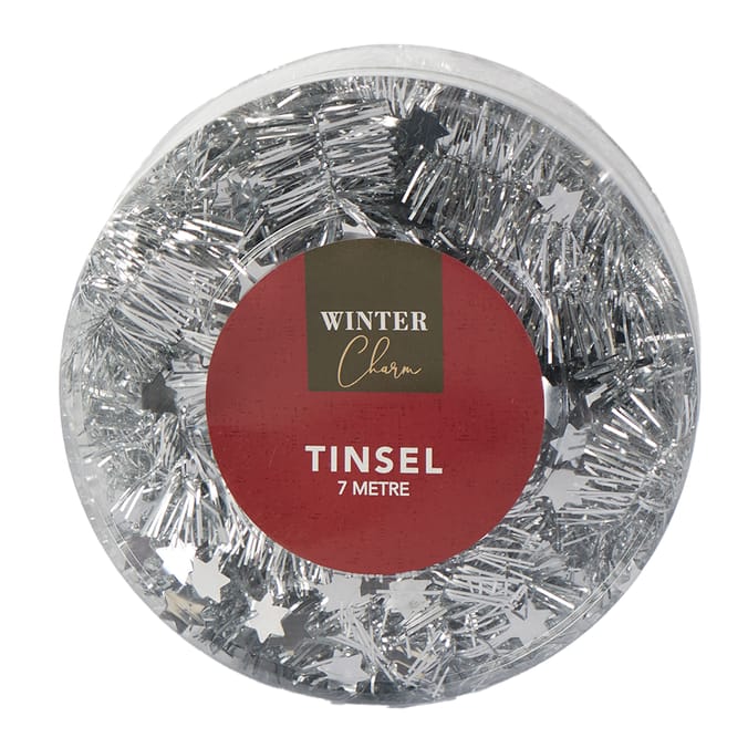 Winter Charm Tinsel Tub
