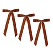Winter Luxe Velvet Long Tail Bow 3 Pack