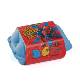 Marvel Spider-Man Bath Fizzer Eggs 6x 50g