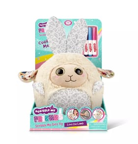 Scribble Me Doodle Furry Plush - Cream