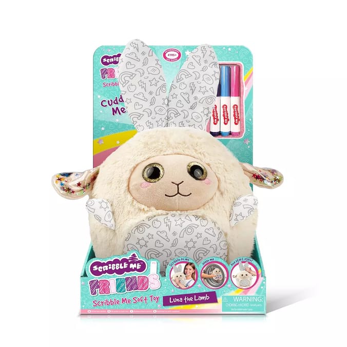 Scribble Me Doodle Furry Plush