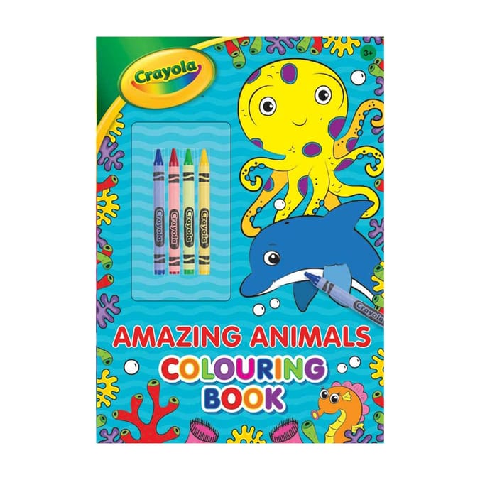 Crayola Wild Animals Colouring Book