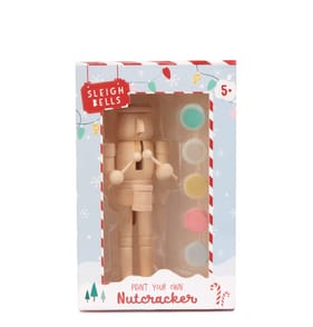 Sleigh Bells Paint Your Own Wooden Nutcracker