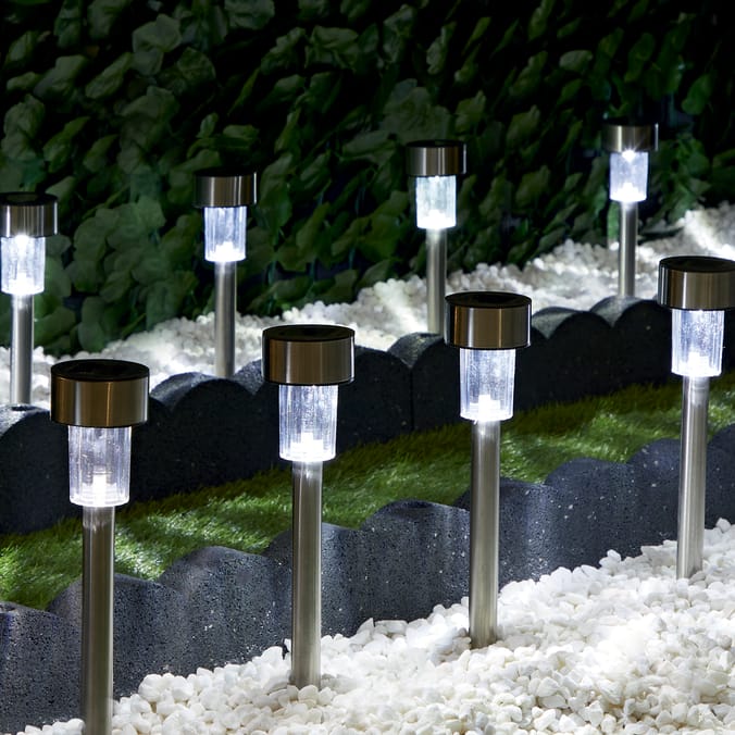 Solar garden lights home bargains deals