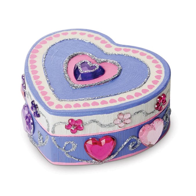Melissa & Doug Wooden Heart Box