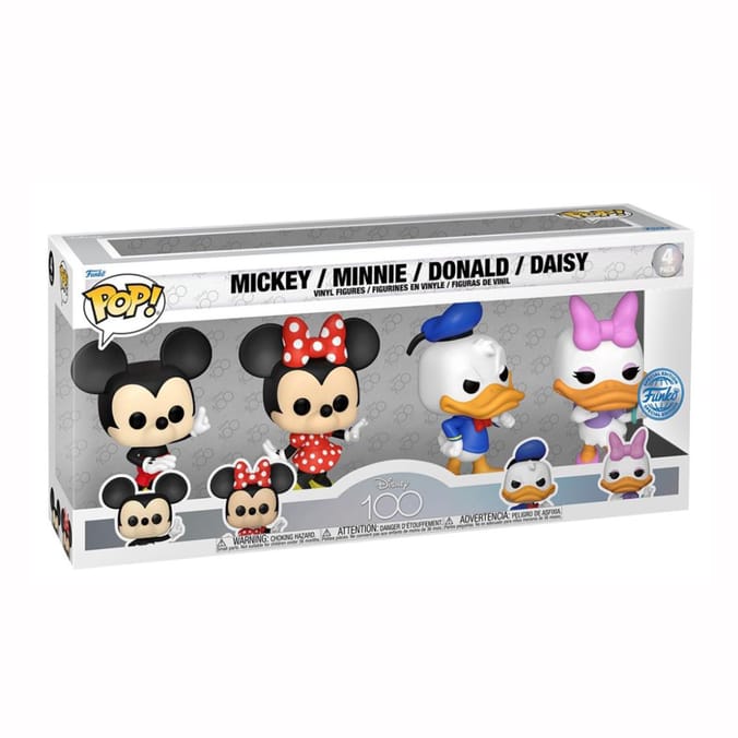  Funko Marvel Pop! 4 Pack - Disney 100 Classic