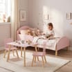 Liberty House Toys Toddler Bed and Table and Two Chairs Set - Pink