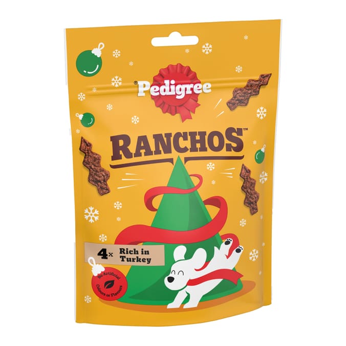 Pedigree Ranchos Christmas Tree Dog Treats 52G