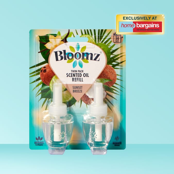 Bloomz Scented Oil Refill Twin Pack 2x 20ml - Sunset Breeze