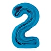 Lets Party Blue Foil 2 Balloon