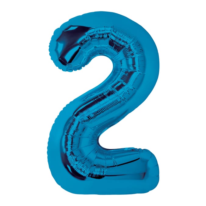 Lets Party Blue Foil 2 Balloon