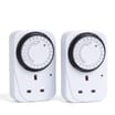 Status 24 Hour Plug-in Timer Switch x2