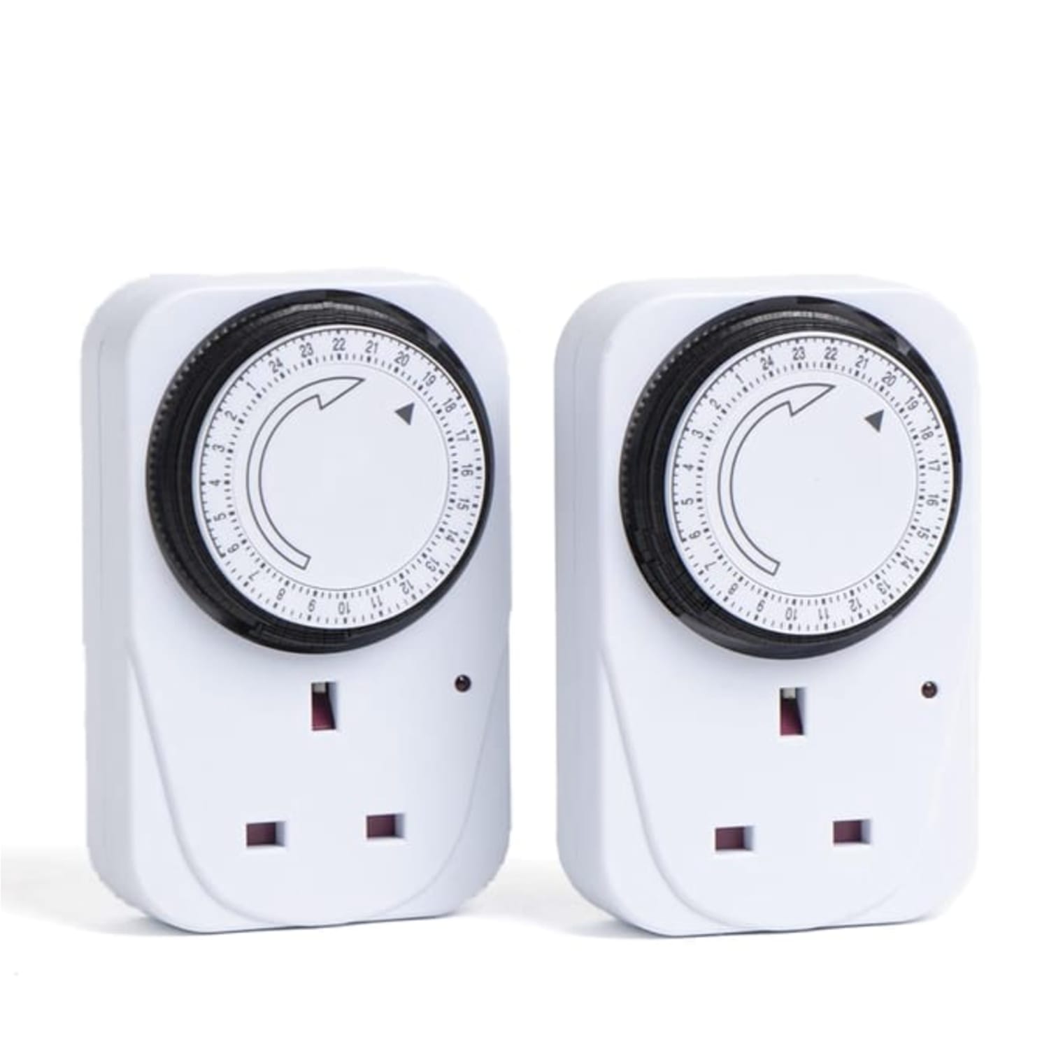 Status 24 Hour Plug-in Timer Switch x2 | Home Bargains