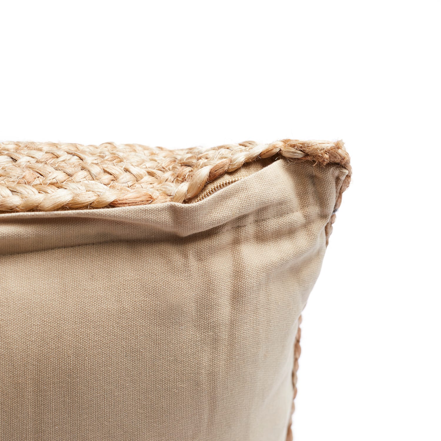 The Outdoor Living Collection Jute Square Floor Cushion | Home Bargains