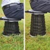 Lakescape Telescopic Portable Stool - Black