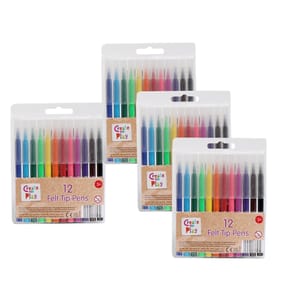 Create And Play 12 Felt Tip Pens x4