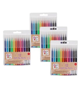  Create And Play 12 Felt Tip Pens x4