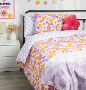 The Kids Edit Flower Power Duvet Set - Single