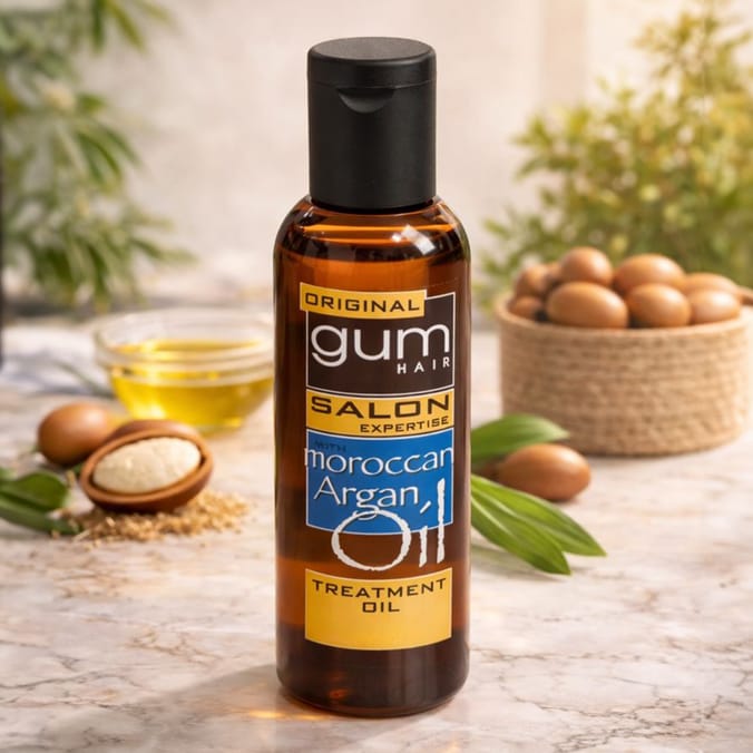 Gum Hair With Moroccan Argan Oil Treatment Oil 100ml