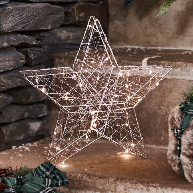 Prestige 30 LED Star Warm White Home Bargains