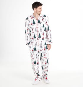 The Grinch Button Up Mens Pyjamas