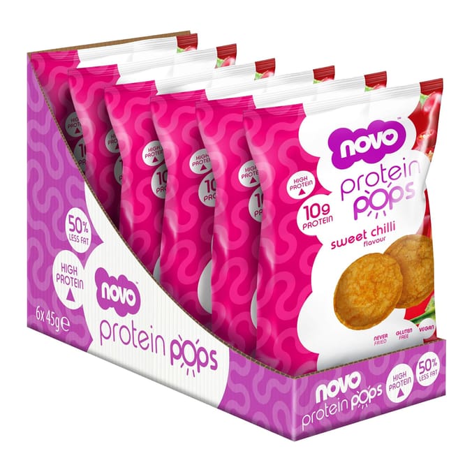 Novo Protein Pops 45g - Sweet Chilli x6