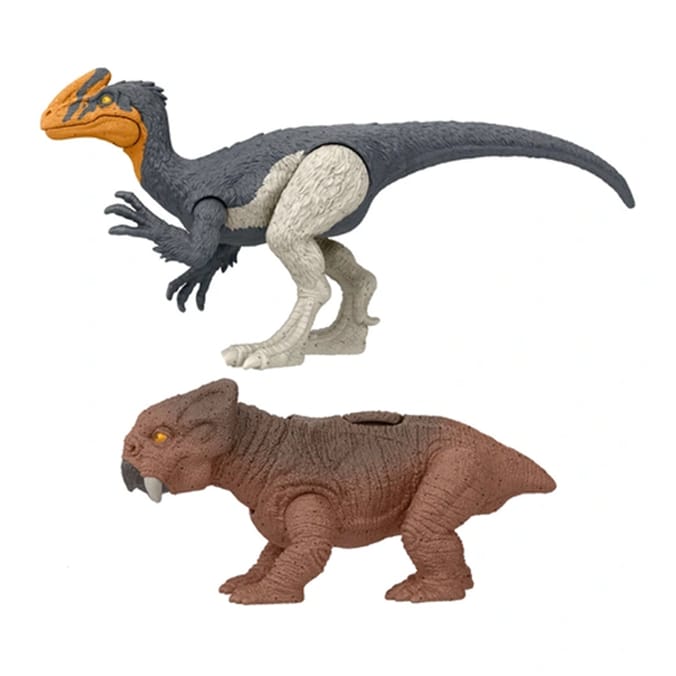 Jurassic World Chaos Theory Epic Evolution Action Figure - Guanlong vs. Lystrosaurus