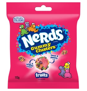 Nerds Candy Sweets Gummy Clusters Fruits 113g