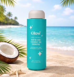 Glow Biotin And Coconut Oil Shampoo 750ml - Honey Coconut