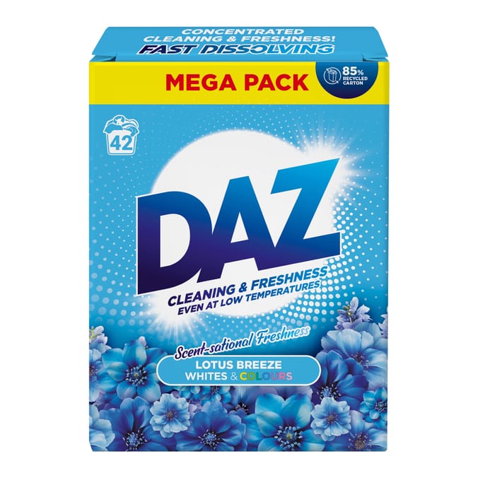 Daz Lotus Breeze Whites & Colours 2.1kg 42 Washes