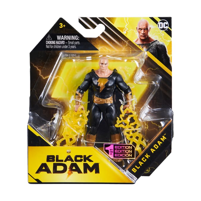 DC Comics, Black Adam Movie Action Figure, 4-inch Collectible Kids Toys