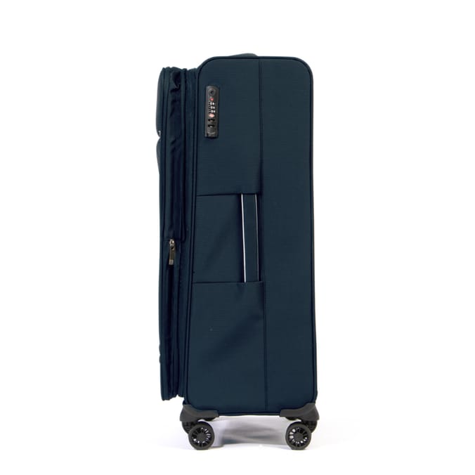 Salisburys Premium Soft Shell Expandable Suitcases - Navy