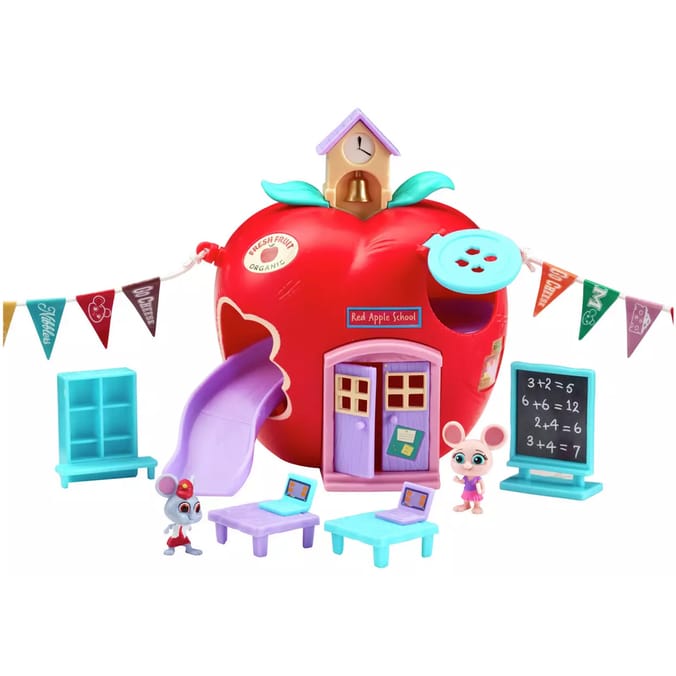 Mouse In The House Red Apple Schoolhouse Playset