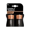Duracell D Batteries 2 Pack