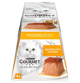 Gourmet Revelations Mousse Wet Cat Food 4x57g - Chicken