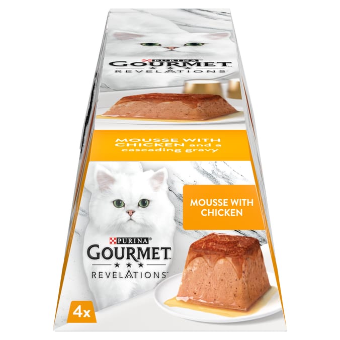 Gourmet Revelations Mousse Wet Cat Food 4x57g - Chicken