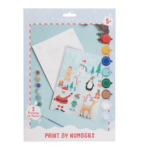 Sleigh Bells Paint By Numbers - Santa