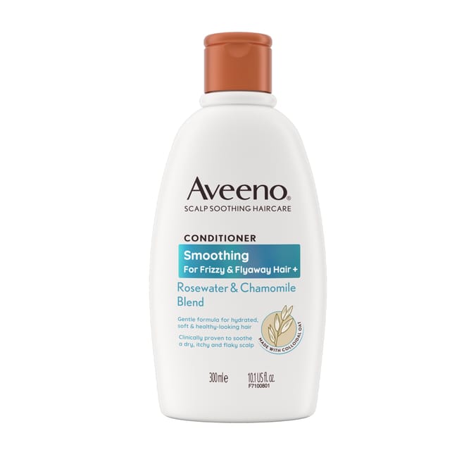 Aveeno Haircare Smoothing+ Rose Water & Chamomile Blend Conditioner 300ml
