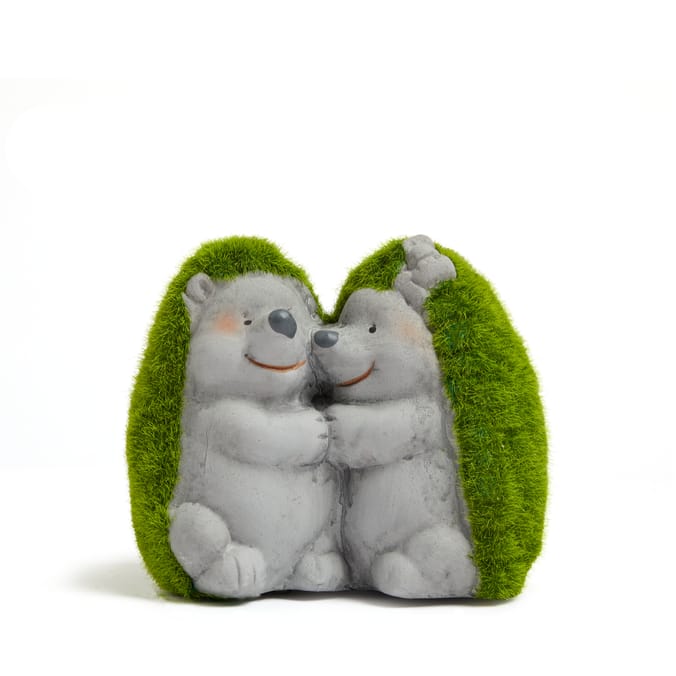 Jardin Grass Hedgehog Garden Decor - Couple