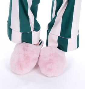 Originals Ladies Pink Fur Cloud Slippers