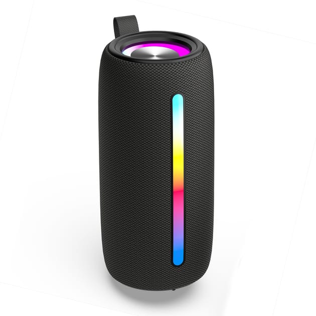 Pifco RGB Fabric Portable Speaker | Home Bargains