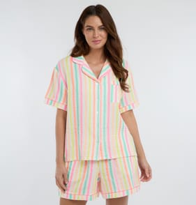 Originals Ladies Neon Stripe Pyjamas