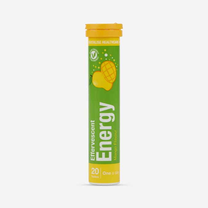 Revitalise Healthcare Effervescent Energy Tablets 20s - Mango