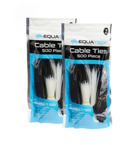 Equatech Cable Ties 500 Pieces x2